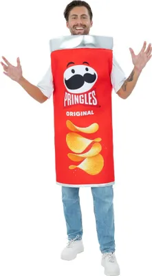 Productafbeelding van Pringles - "Original" kostuum - Uni, voor heren en dames, model SM3002 (one size) (rood/zilver/wit)