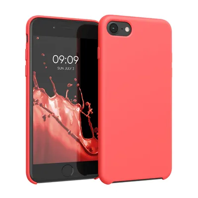 Immagine prodotto di kwmobile Custodia compatibile con Apple iPhone SE (2022) / iPhone SE (2020) / iPhone 8 / iPhone 7 Custodia - Custodia in silicone per cellulare - Custodia morbida per cellulare