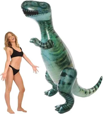 Produktbild von Famanu Aufblasbarer T-Rex Dinosaurier 142 cm für Partys und Kostümveranstaltungen