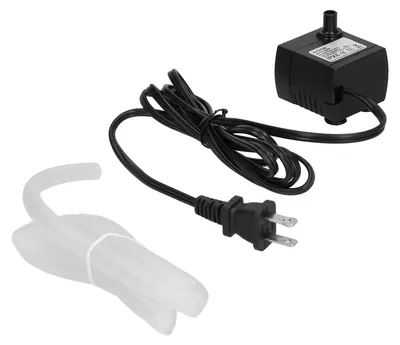 Obrázek produktu pro Mini ponorné čerpadlo AntiDry pro výměnu vody a tichý filtr do akvária, 5 W, 92 GPH (110 V, včetně hadice)