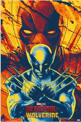 Zdjęcie produktu dla Plakat Marvel Studios Deadpool & Wolverine 3 61 x 91,5 cm