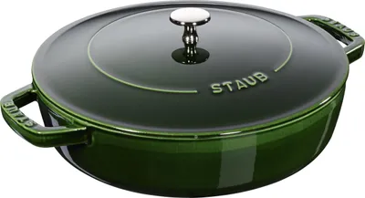 Productafbeelding van Zwilling STAUB braadpannen - Rund - Kantelpan - Groen - Emaille - -20 °C - 240 °C