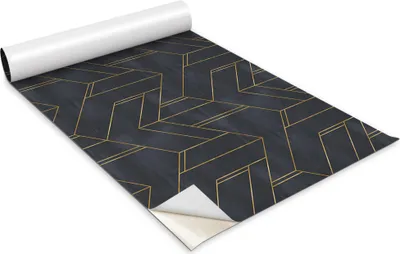 Zdjęcie produktu dla Folia samoprzylepna - Okleina meblowa - Dekoracyjna - Do mebli - Tapeta - Naklejka - Folia - Abstrakcyjne linie - 100 x 50 cm