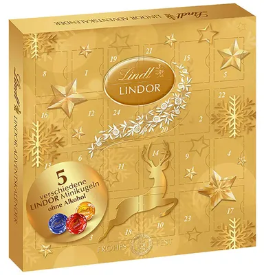 Produktbild von Lindt Lindor Mini Tisch Adventskalender
