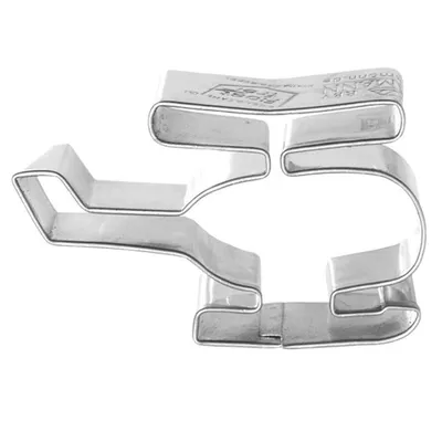 Produktbild von Ausstecher Hubschrauber 7 cm Edelstahl [PG blau]
