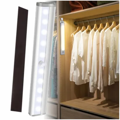 Obrázek produktu pro LED lampa s pohybovým senzorem pro skříň, samolepící světelný pruh s magnetem