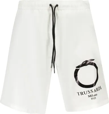 Produktbild von Trussardi Herren weiße kurze Hose : Farbe - Weiß, Größe - L Größe: L Farbe: Weiß