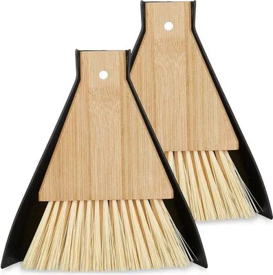 Image de Kit Miniveger, noir/naturel, crochets de suspension, cuisine, bureau