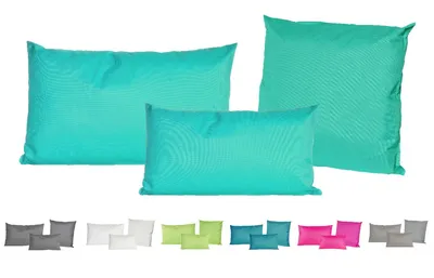 Produktbild von Anna's collection Kissen fur drausen/Garten - aqua blau - 30 x 50 cm