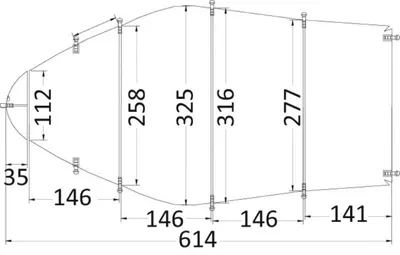 Zdjęcie produktu dla Plandeka uniwersalna 488/564 x 225 cm szara 300D, 1 szt