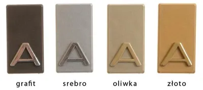 Produktbild von DOMINO Buchstabe Briefkasten Selbstklebend – D | 3D Türbuchstabe Aufkleber | Hausbuchstabe Klebend | Klebebuchstaben Wetterfest | Buchstaben zum Aufkleben | Buchstabenschild | PCV | SILBER