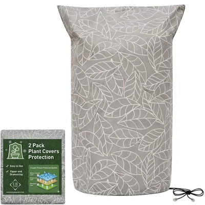 Image de Set de 2 housses d'hiver pour plantes 120x180cm
