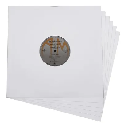 Imagen del producto de Juego de 20 fundas interiores para discos de vinilo