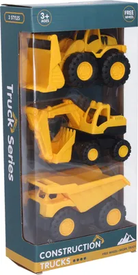 Produktbild von Auto-Baumaschine 12 cm 3 Stück
