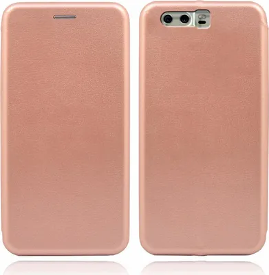 Produktbild von Handy Schutz Hülle für Huawei P10 Plus Handytasche mit Magnetdeckel Kartenfach und Standfunktion Klapphülle Rosegold