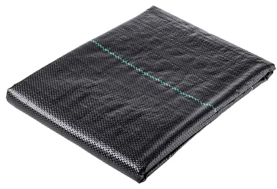 Image de Tissu anti-mauvaises herbes - Tissu de jardin - 110 g/m² - 1,1 x 10 mètres - Résistant aux UV - Polypropylène - Noir