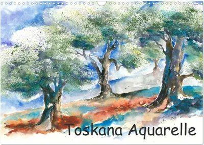 Produktbild von Toskana Aquarelle (Wandkalender 2025 DIN A3 quer), CALVENDO Monatskalender