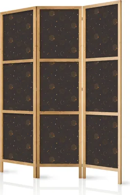 Obrázek produktu pro Japonský paraván Pozadí a vzory 135x172 cm 3-dílný zelený