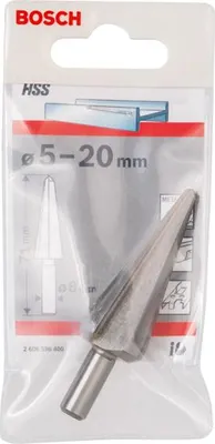 Produktbild von Blechschälbohrer HSS, zylindrisch, 5 - 20 mm, 71 mm, 8 mm
