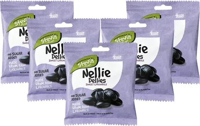Produktbild von 5 x Nellie Dellies süsses Lakritz 90g