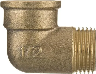 Produktbild von Messing-Winkelstück 3/8"" Innen-/Außengewinde
