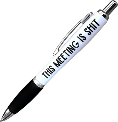 Productafbeelding van Templatables fun & rude novelty pennen - Grappige cadeaus voor mannen - Vrouwen - Vrienden - Echtgenoten - Zwart