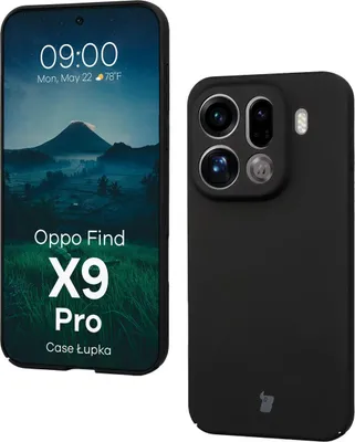 Produktbild von Handyhülle für Oppo Find X9 Pro, Bizon Case Lupka, Schwarz
