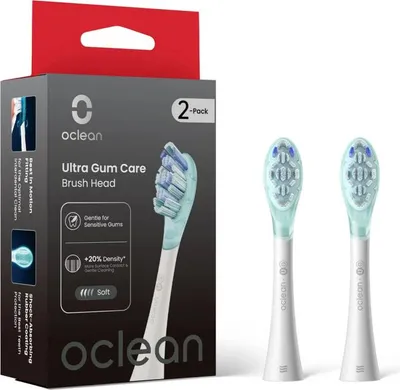 Obrázek produktu pro Oclean Ultra Gum Care harjaspäät, 2 kpl, valkoinen