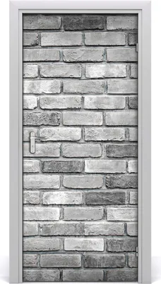 Produktbild von Tulup Türaufkleber 95x205 cm Dekorative Aufkleber Selbstklebend Wasserdichte Tapete Abnehmbar Schlafzimmer Wohnzimmer Wohnkultur - Ziegelwand