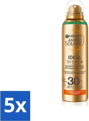 Produktbild von Garnier - Ambre Solaire - Schutznebel - Ideal Bronze - LSF 30 - 150 ml - Vorteilspack - 5 Stücke