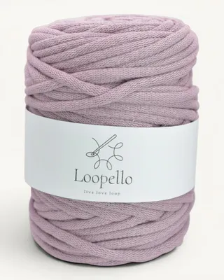 Produktbild von Loopello Baumwollkordel Pro 9 mm 100 m – Altrosa