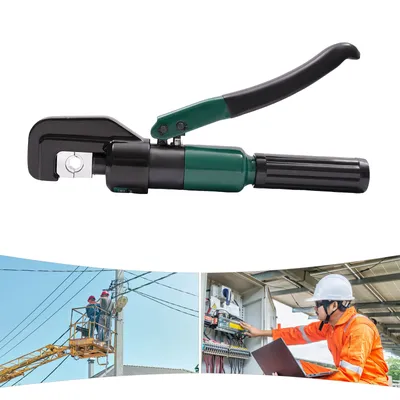 Obrázek produktu pro 6T Hydraulické krimpovací kleště Krimpovací kleště pro průřezy kabelů 4-70 mm² Krimpovací kleště Hydraulické kleště na trubky Ruční nářadí Kabelová oka Kleště