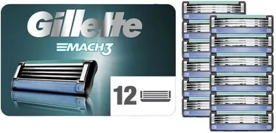 Produktbild von GILLETTE Mach3 Rasierklingen x12