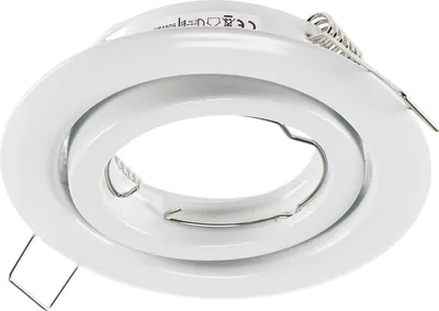 Produktbild von Decken-Einbaustrahler SR90 weiß schwenkbar Ø98mm für 50mm Lampen