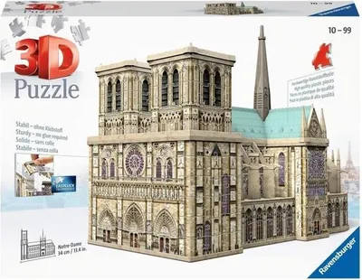 Produktbild von 3D Puzzle, Ravensburger Notre-Dame de Paris, Landschaft & Natur, 216 Teile, 12+ Jahre