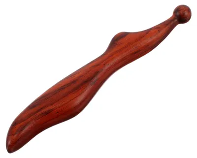 Produktbild von Akupressur Massagestab aus Sandelholz für Muskelentspannung und Meridianmassage
