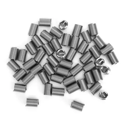 Produktbild von 50 Stück Gewindereparatur-Einsätze aus Stahl, Drahtschutzhülse, Hardware-Zubehör M8 x 1,25 2,5D