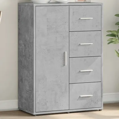 Produktbild von Möbel Sideboard Betongrau 60x31x84 cm Holzwerkstoff - Kommoden 840509