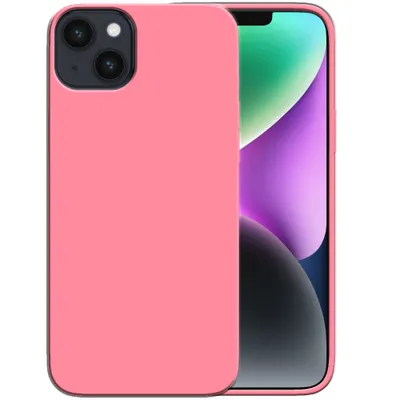 Produktbild von Smartphonica Silikonhülle für iPhone 14 Plus Hülle mit weicher Innenseite - Pink