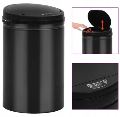 Produktbild von Automatischer Mülleimer mit Sensor 30 L Schwarz