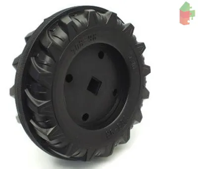 Image de Roue arrière de 308x98 mm avec axe de 12 mm, pour véhicules à pédales Rolly Toys