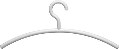 Produktbild von MAUL Kleiderbügel MAULlena Kunststoff 45.5 x 1.6 x 19 cm weiß