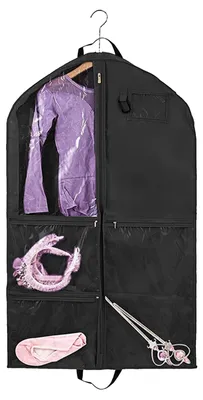 Kleiderschutz-Tasche, 8x60x100 cm, wasserdicht, mit Sichtfenster, faltbar