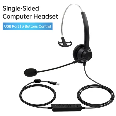 Obrázok produktu pre náhlavná súprava s mikrofónom pre PC, počítačová náhlavná súprava s mikrofónom, náhlavné súpravy, náhlavná súprava USB, náhlavná súprava USB s mikrofónom pre PC, počítačové slúchadlá, náhlavná súprava pre PC, slúchadlá s mikrofónom, USB počítačová náhlavná súprava, drôtové slúchadlá s mikrofónom