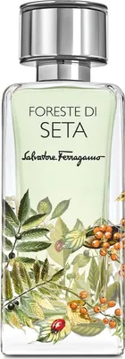 A bottle of Salvatore Ferragamo Foreste Di Seta Eau de Parfum.