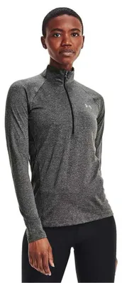 Produktbild von Under Armour Tech Solid Halbreißverschluss-sweatshirt Grau L Mann Grau L