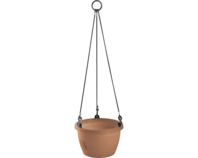 Zdjęcie produktu dla Samonawadniająca donica wisząca Marina Ø 25 cm terakota