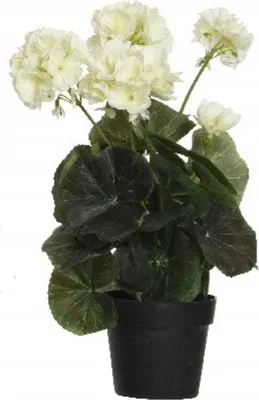Obrázek produktu pro Umělá dekorativní květina v černém květináči 35cm 1ks
