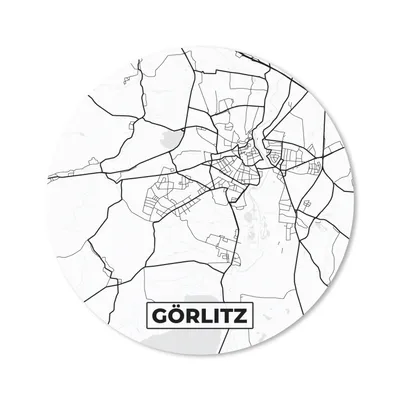 Produktbild von MuchoWow® Mauspad Mousepad Karte - Görlitz - Karte - Stadtplan 20x20 cm - Mousepads - Maus Mat - Pad - Mausunterlage - Schreibtischmatte