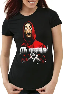Produktbild von style3 Bella Ciao Damen T-Shirt einbruch fernsehserie, Größe:M